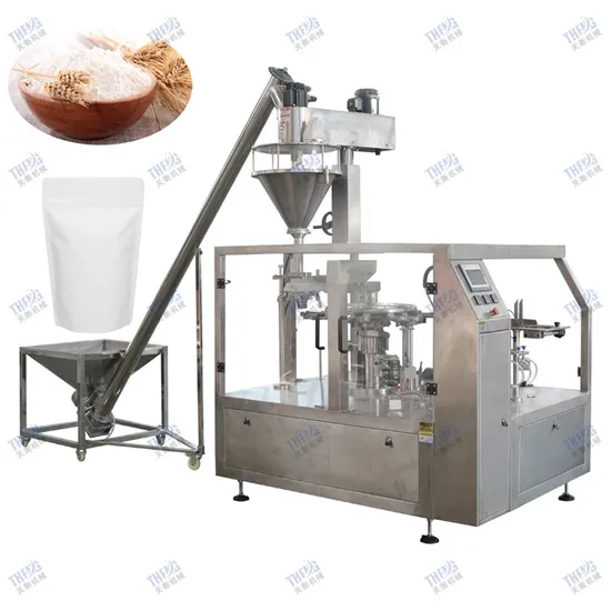 Powder Doybag Type Automatic Packing Machine Peanuts Nut Zipper Bag Packing Machine 
