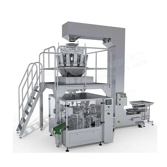 Automatic Rotary Packing Machine for Pouch Doybag Zipper Bag Filling Machine 