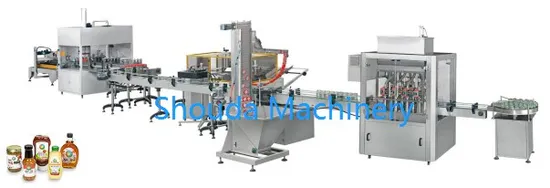 Fully Automatic Food Packaging Machine CE Certified Chocolate Sauce Semi Fluid Product Linear Vacuum Filling Machine Line 