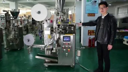 Double Chamber Tea Bag Nitrogen Sealed Inner Outer Tea Packing Machine 