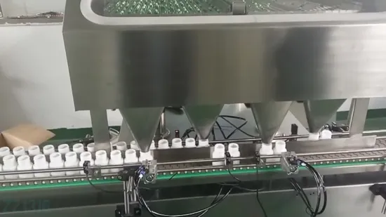 Fully Automatic Capsule Tablet Pills Counting Filling Machine in Bottles Price 