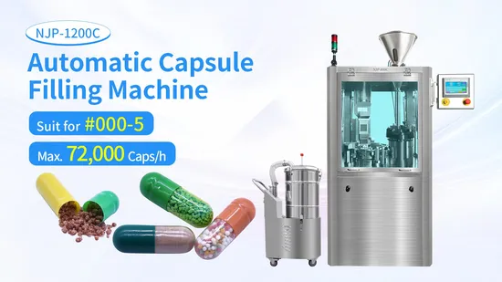 Njp 1200c Fully Automatic Pharmaceutical Powder Capsule Filling Capsule Encapsulation Filler Machine 