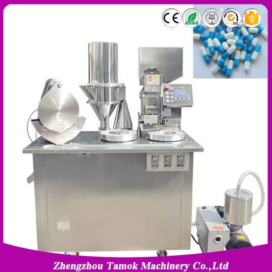 PLC Powder Hard Gelatin Capsule Maker Making Machine Automatic Capsule Filling Equipment 