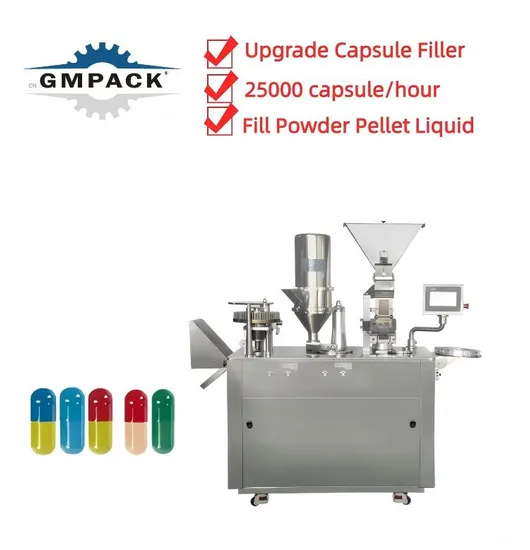 Pharamceutical Medical Powder Granule Pill Capsule Filling Equipment 