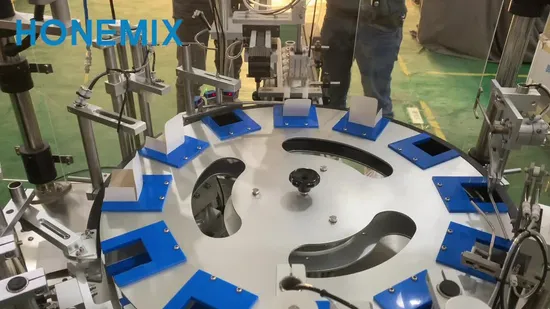 Honemix Semi Automatic Vertical Cartoning Machine Cosmetic Food Medicine Verticale Carton Box Packaging Machine 